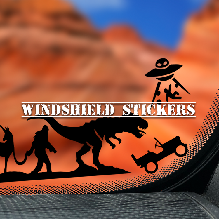4x4 Windshield Stickers