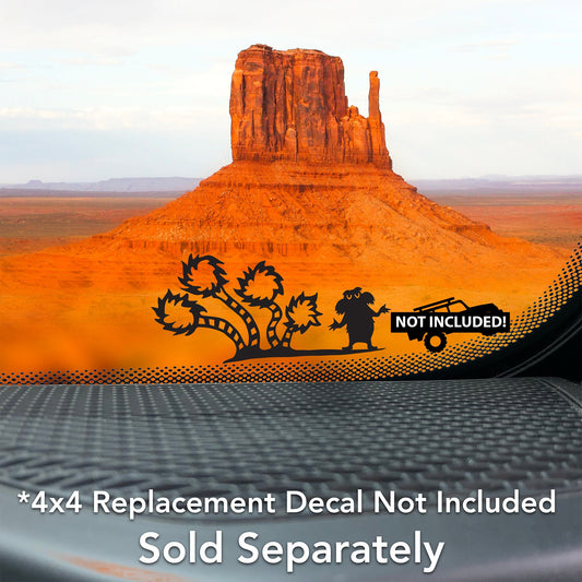 Truffula Trees for 4x4 & Car Accessory Windshield Vinyl Decal Sticker