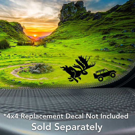 Jackalope Rampage for 4x4 Offroad & Car Windshield Vinyl Decal Sticker