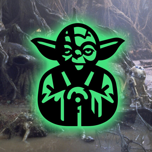 Yoda Jedi Master Vinyl Decal
