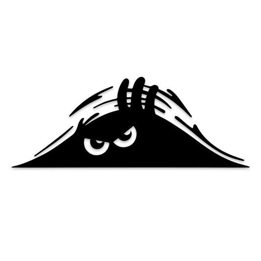Peeking Monster Eyes Vinyl Decal Sticker