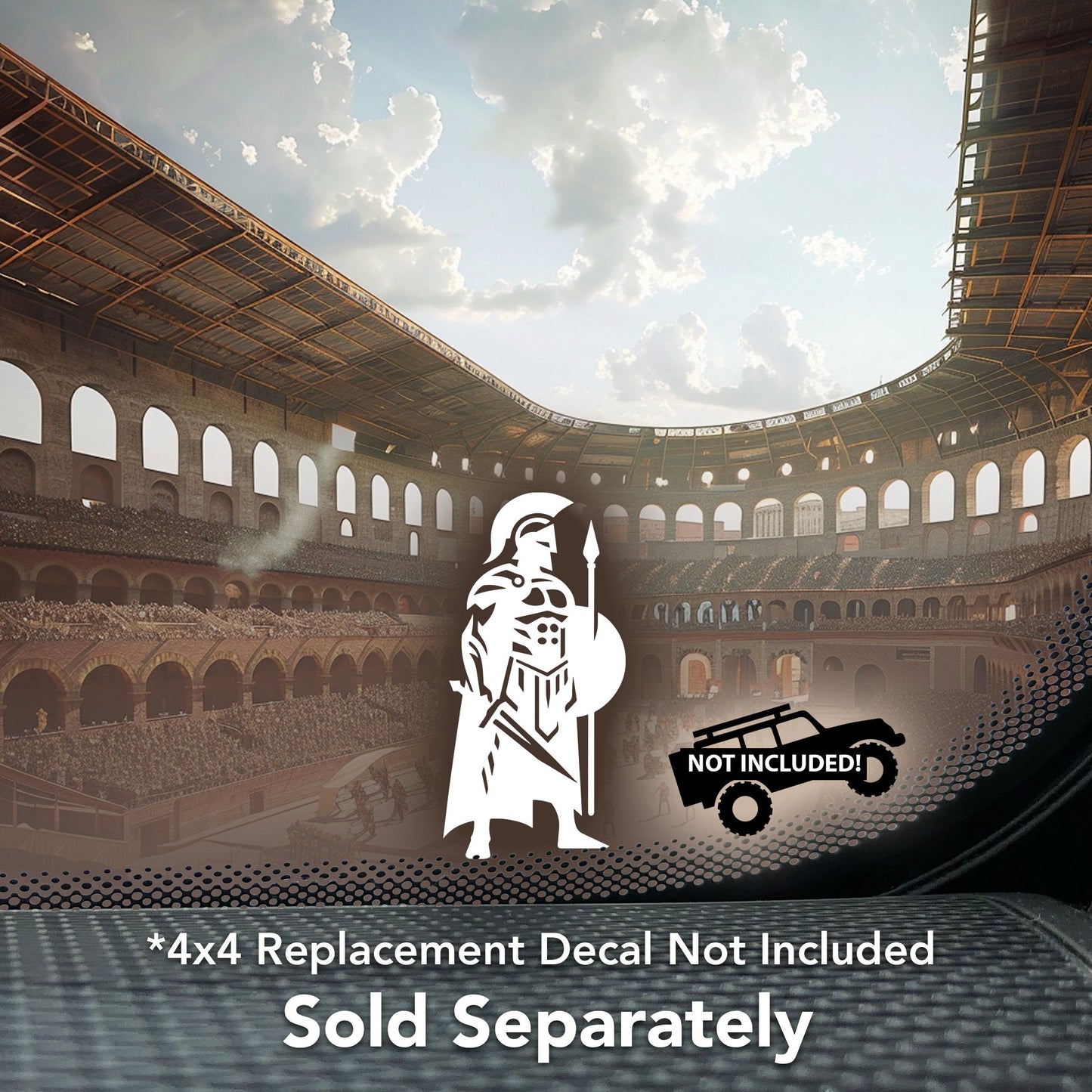 Spartan Warrior Decal for 4 x 4 Off Road Vehicles