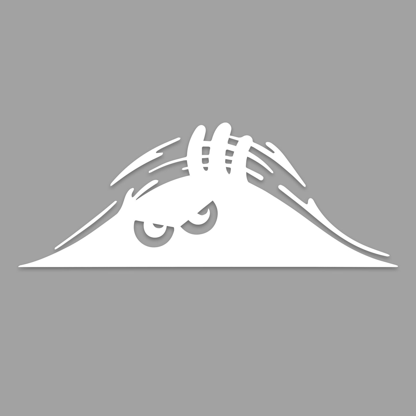 Peeking Monster Eyes Vinyl Decal Sticker
