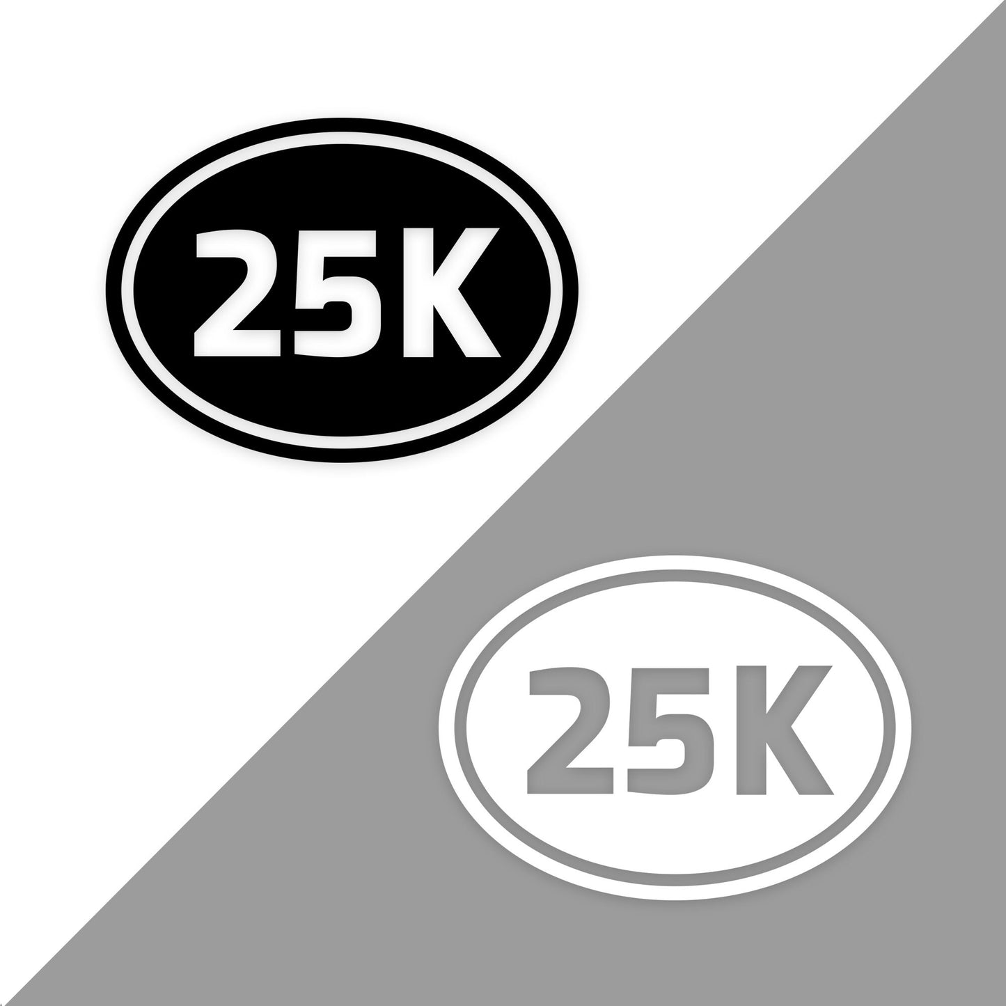 Race Lengths & Running Distances Vinyl Decals