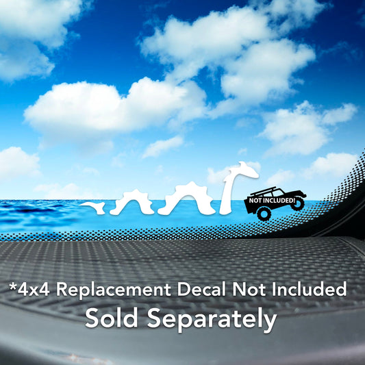 Sea Serpent Attack - Ogopogo Mythical Monster of the Deep Vinyl Sticker