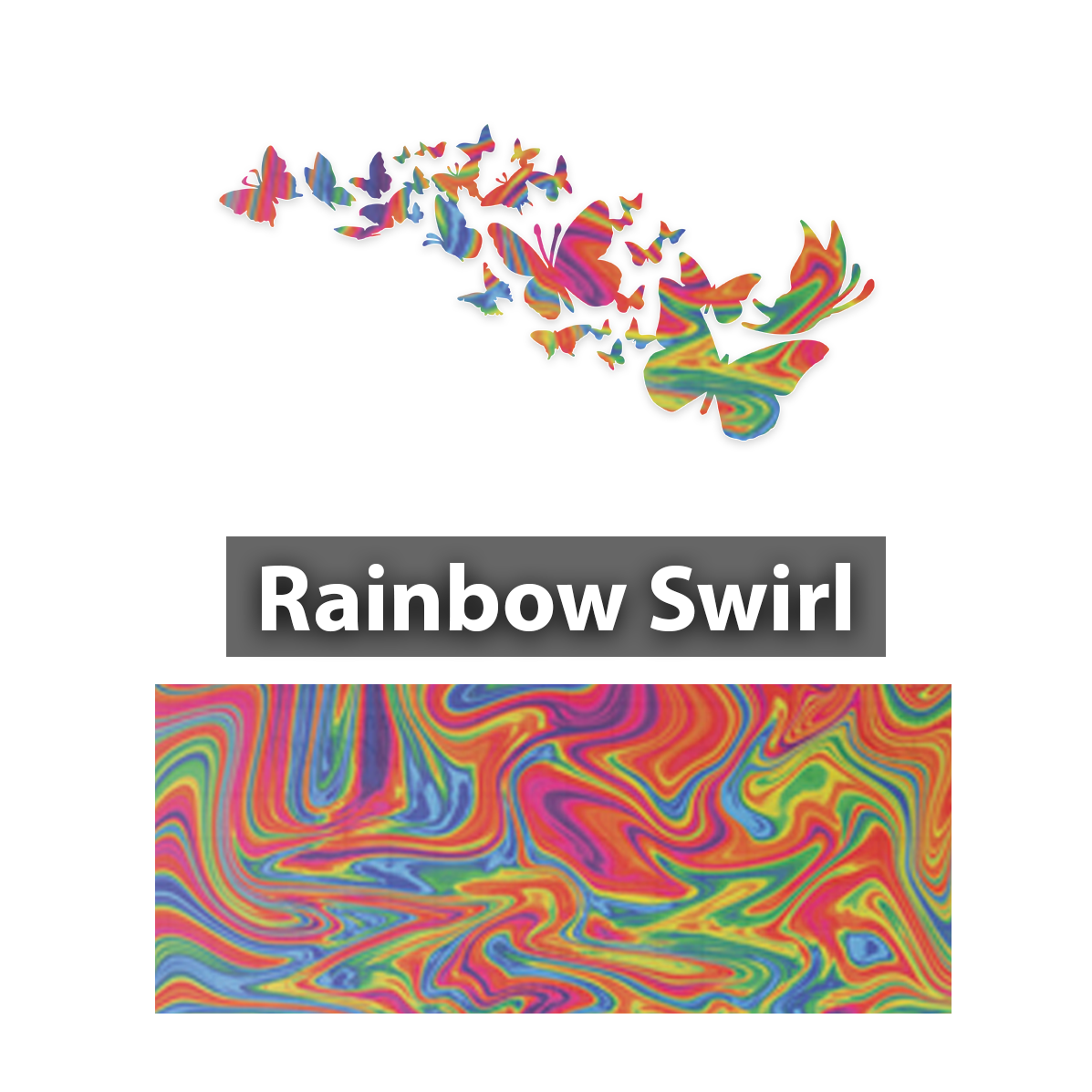 Swarm of Butterflies Vinyl Decal for 4x4 Off-road & Car Windshields