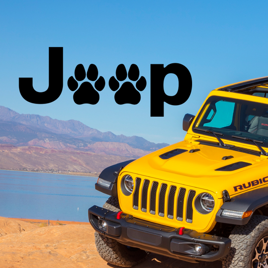 Jeep Paws 4x4’s Best Friend Vinyl Sticker