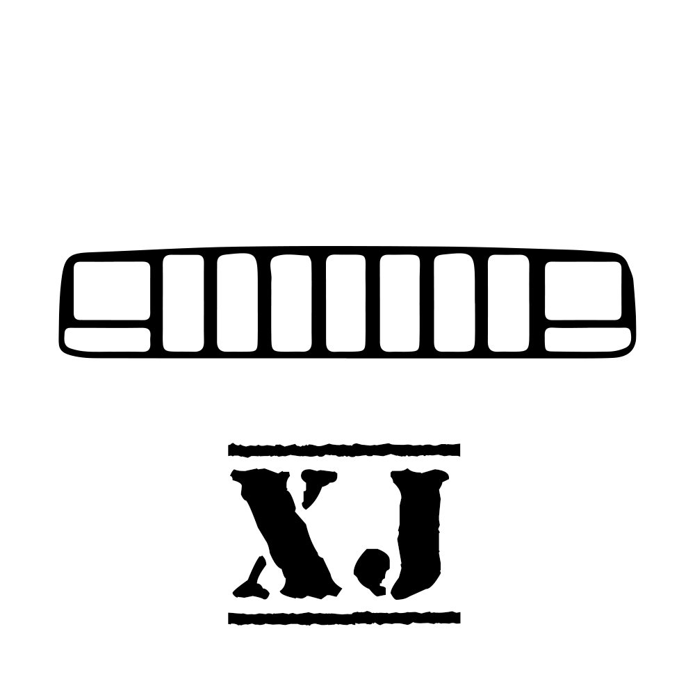 Jeep Grills - Jeep Wrangler Accessory vinyl Decal Sticker