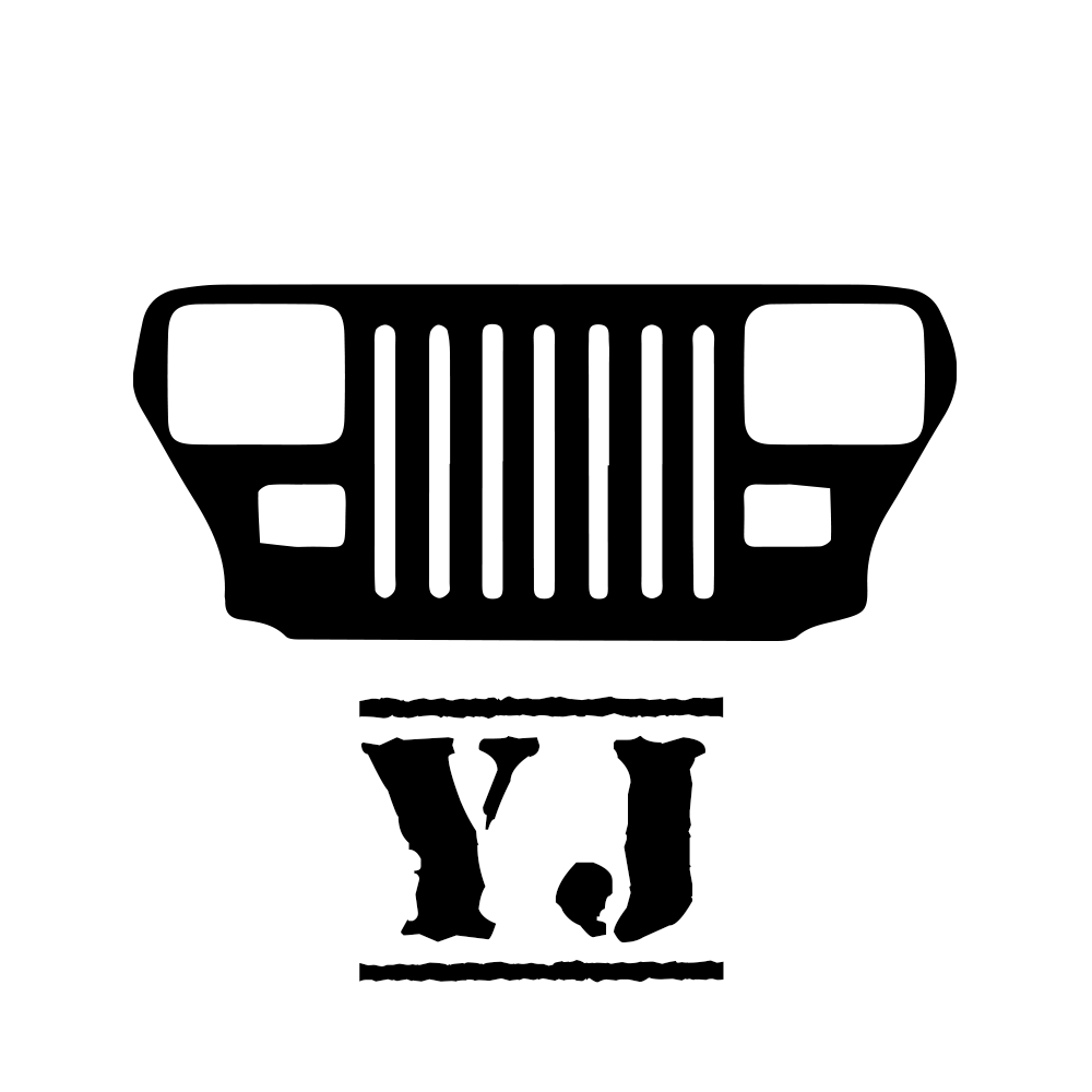 Jeep Grills - Jeep Wrangler Accessory vinyl Decal Sticker