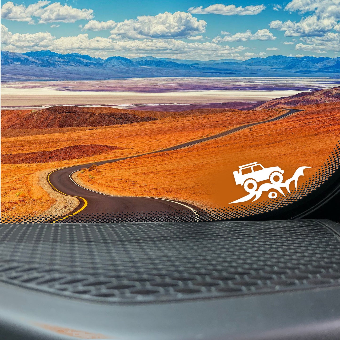 Lifted Jeep 4x4 Off-road Vehicle Replacement Vinyl Decal for 4x4 and Car Windshields.