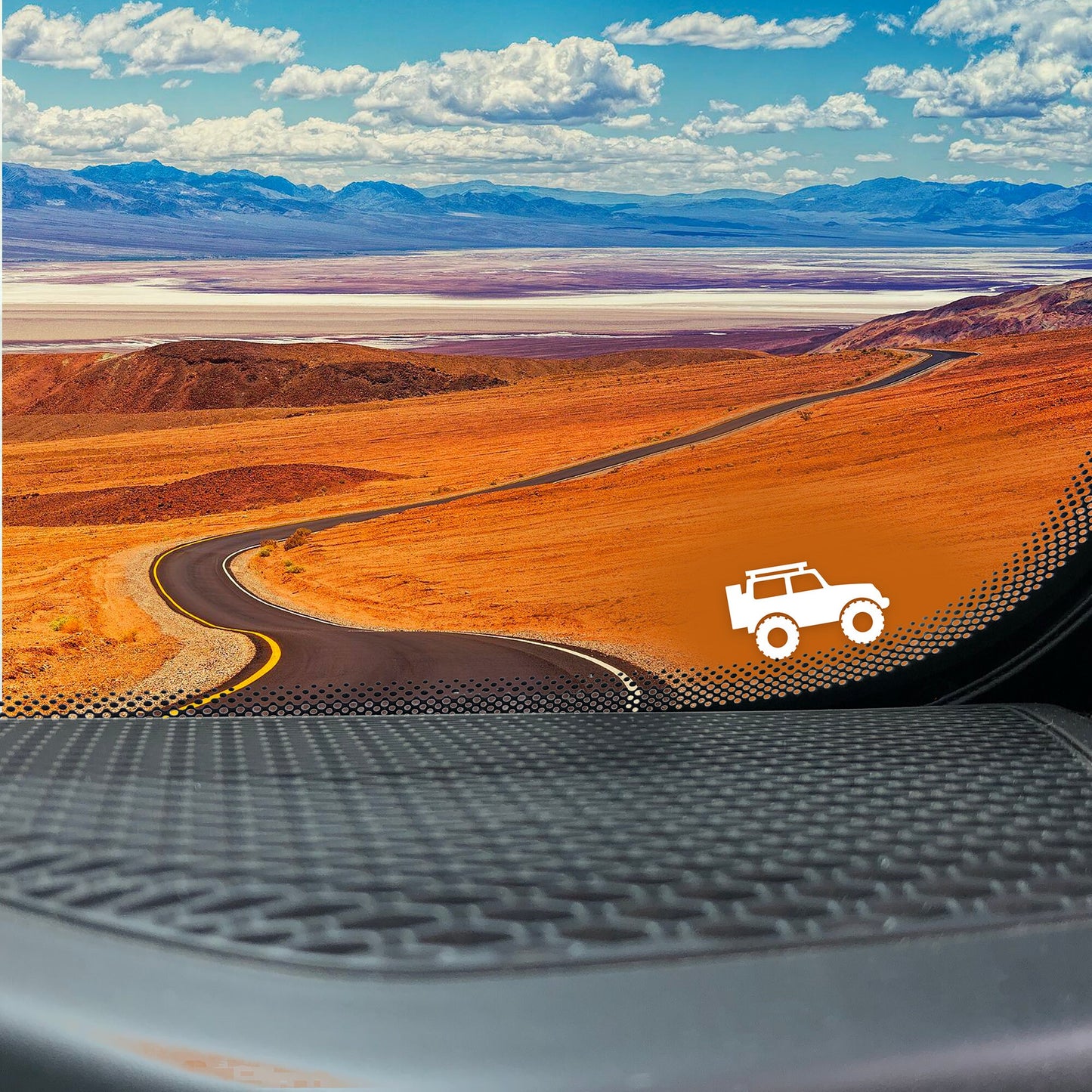 Lifted Jeep 4x4 Off-road Vehicle Replacement Vinyl Decal for 4x4 and Car Windshields.