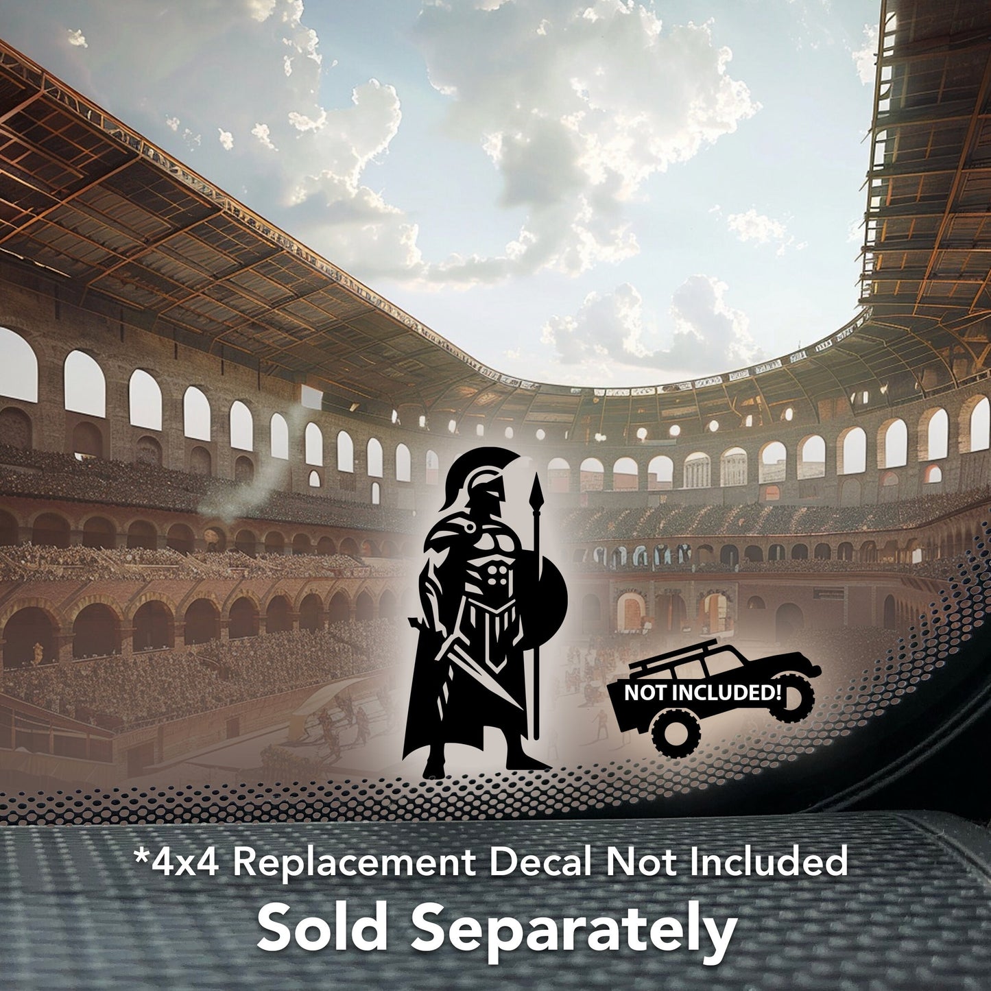 Spartan Warrior Decal for 4 x 4 Off Road Vehicles