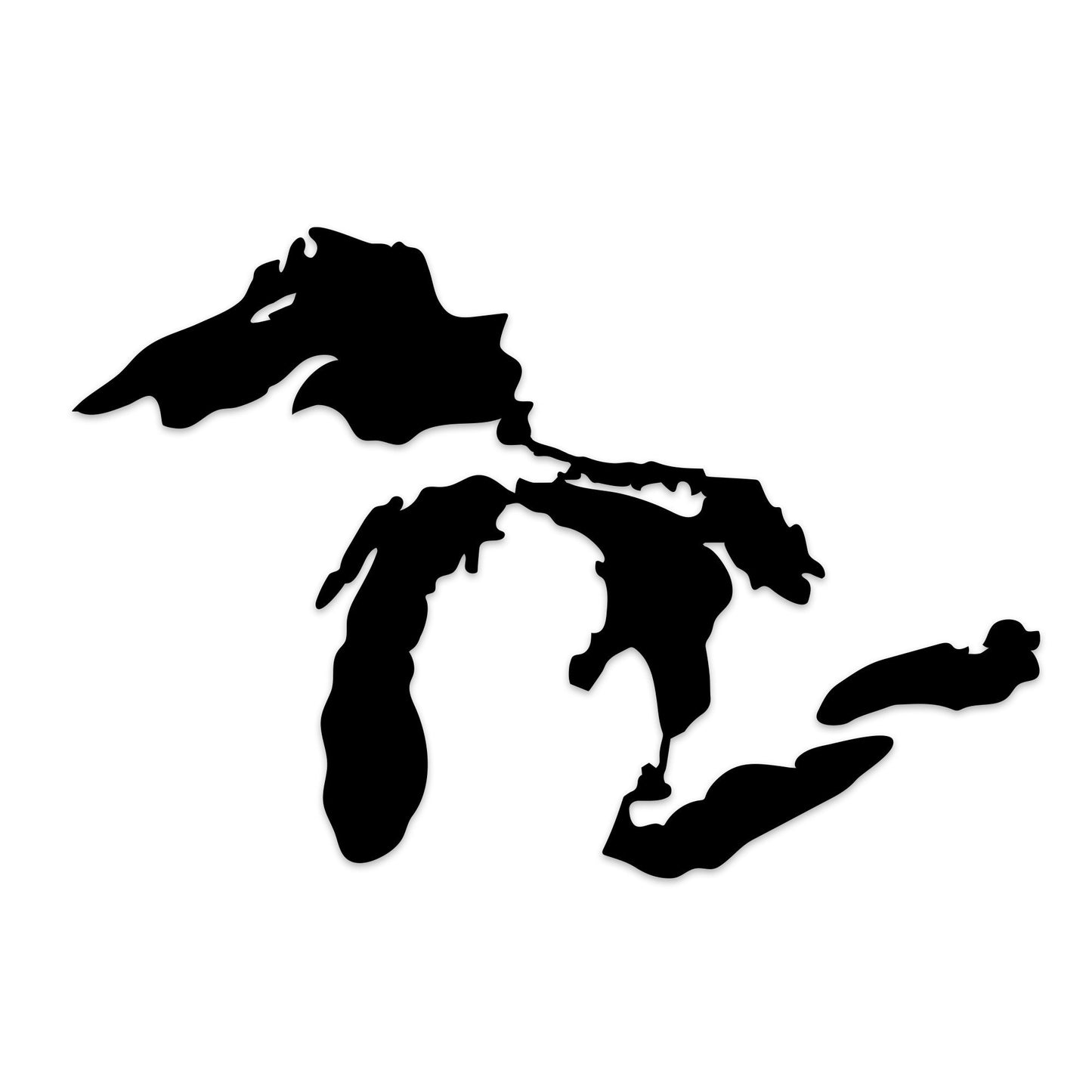 Great Lakes Sticker, Great Lakes Decal, Great Lakes Car Decal, Great Lakes Car Sticker, Michigan Great Lakes, Michigan Vinyl Decal